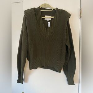 Pistola Size S Army Green Padded Sweater